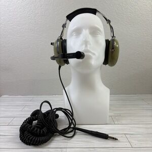 David Clark Aviation Headset W/ Boom Mic M-1A As-is Untested